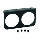 Messgeräte-Montageplatte, Dual, 2-5/8", Black, Aluminum