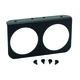 Messgeräte-Montageplatte, Dual, 2-5/8", Black, Aluminum