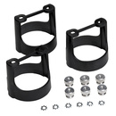 Gauge Bracket Kit, 2-5/8", Black Composite, Qty 3