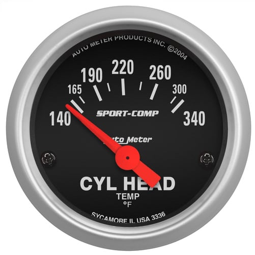 2-1/16" Zylinderkopftemperatur, 140-340 °F, Sport-Comp