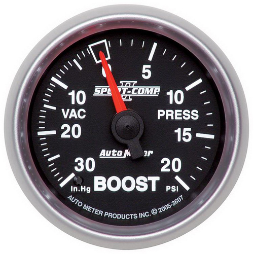 2-1/16" Boost/Vakuum, 30 In Hg/20 Psi, Sport-Comp Ii