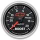 2-1/16" Boost/Vakuum, 30 In Hg/20 Psi, Chevy Red Bowtie, Black