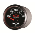 2-1/16" Wassertemperatur, 100-250 °F, Chevy Red Bowtie, Black