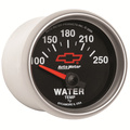 2-1/16" Wassertemperatur, 100-250 °F, Chevy Red Bowtie, Black