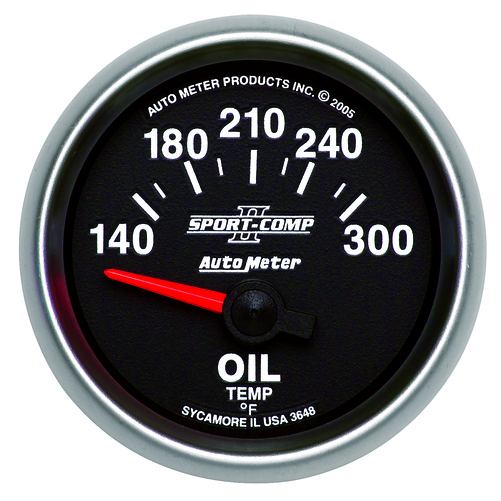 2-1/16" Öltemperatur, 140-300 °F, Sport-Comp Ii
