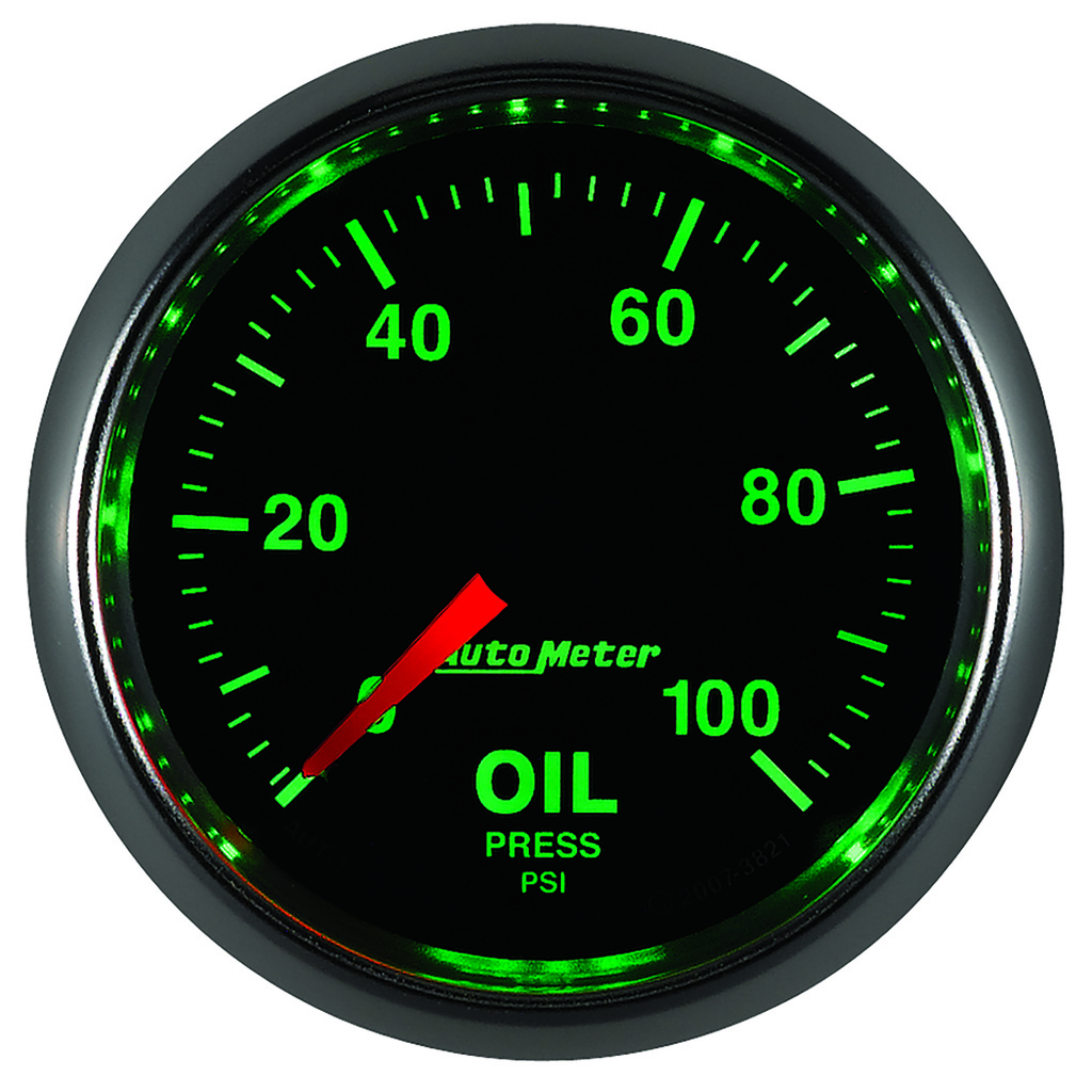 2-1/16" Öldruck, 0-100 Psi, Gs