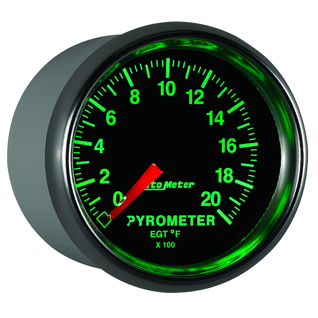 2-1/16" Pyrometer, 0-2000 °F, Gs