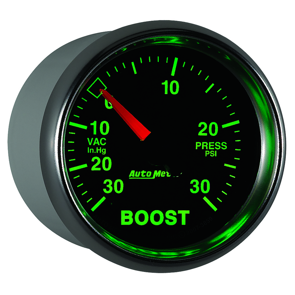 2-1/16" Boost/Vakuum, 30 In Hg/30 Psi, Gs