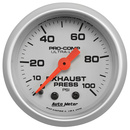 2-1/16" Abgasdruck, 0-100 Psi, Ultra-Lite