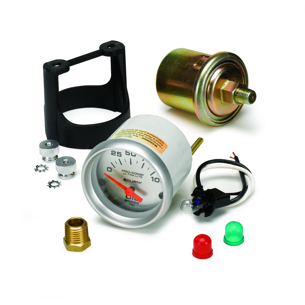 2-1/16" Öldruck, 0-100 Psi, Ultra-Lite