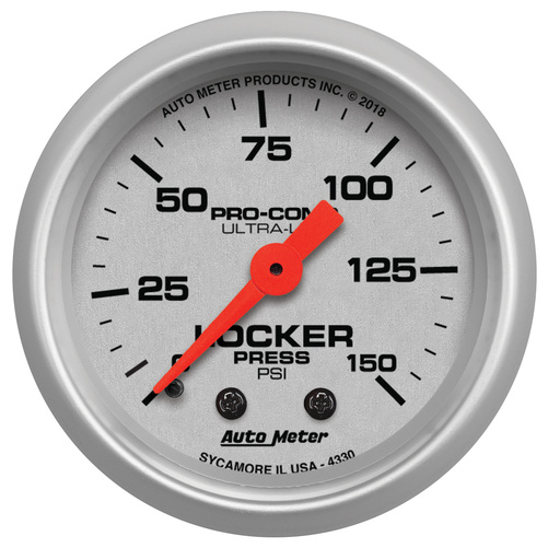 2-1/16" Air Locker Druck, 0-150 Psi, Ultra-Lite