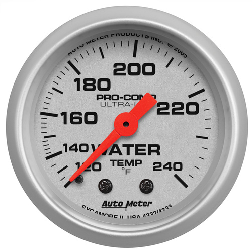 2-1/16" Wassertemperatur, 120-240 °F, Ultra-Lite