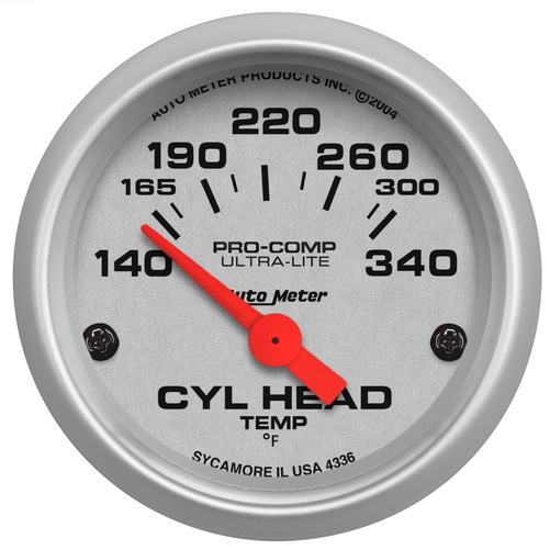 2-1/16" Zylinderkopftemperatur, 140-340 °F, Ultra-Lite
