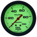 2-5/8" Öldruck, 0-100 Psi, Liquid Filled, Ultra-Nite