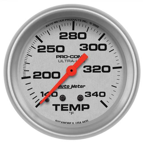 2-5/8" Temperature, 140-340 °F, Ultra-Lite