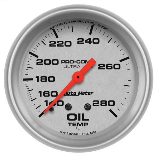 2-5/8" Öltemperatur, 140-280 °F, Ultra-Lite