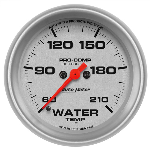 2-5/8" Wassertemperatur, 60-210 °F, Ultra-Lite