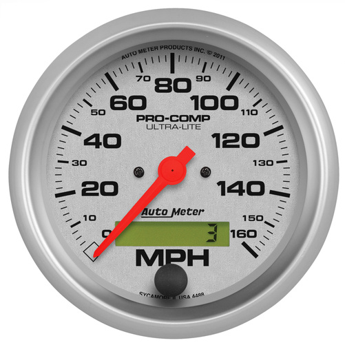 3-3/8" Drehzahlmesser, 0-160 Mph, Ultra-Lite