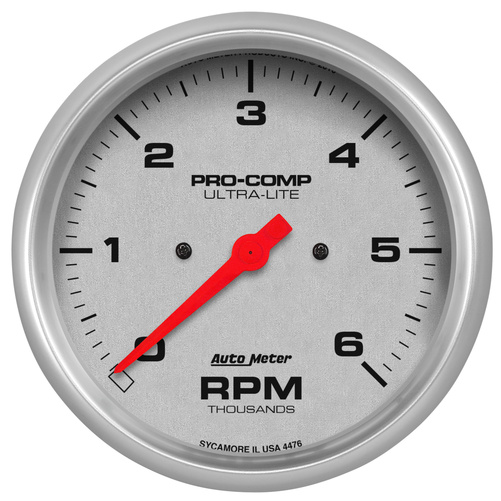 5" In-Dash Drehzahlmesser, 0-6,000 Rpm, Ultra-Lite
