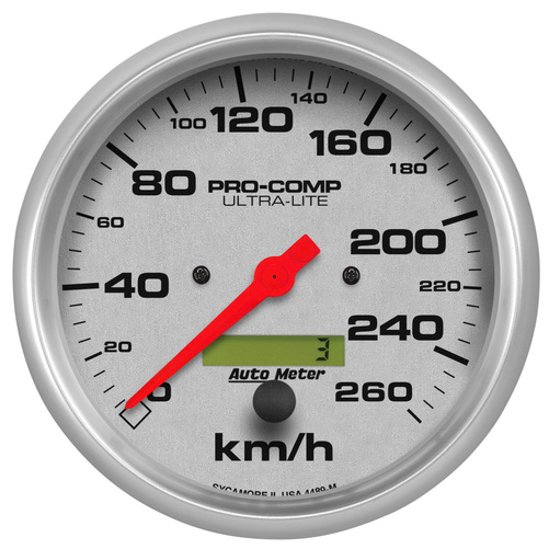 5" Drehzahlmesser, 0-260 Km/H, Ultra-Lite