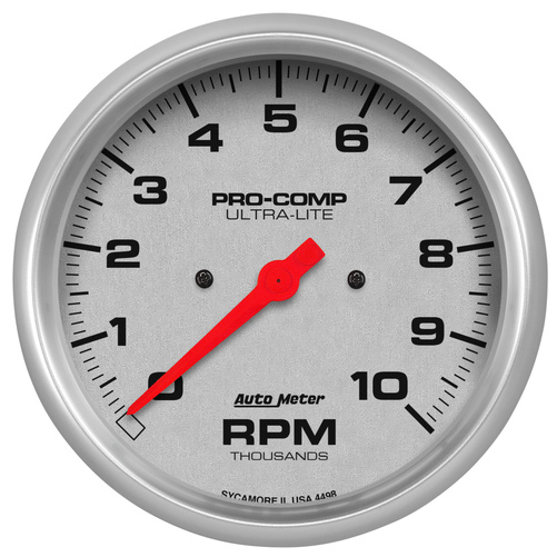 5" In-Dash Drehzahlmesser, 0-10,000 Rpm, Ultra-Lite