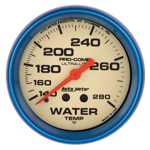 2-5/8" Wassertemperatur, 140-280 °F, Ultra-Nite