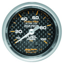 2-1/16" Kraftstoffdruck, 0-100 Psi, Carbon Fiber