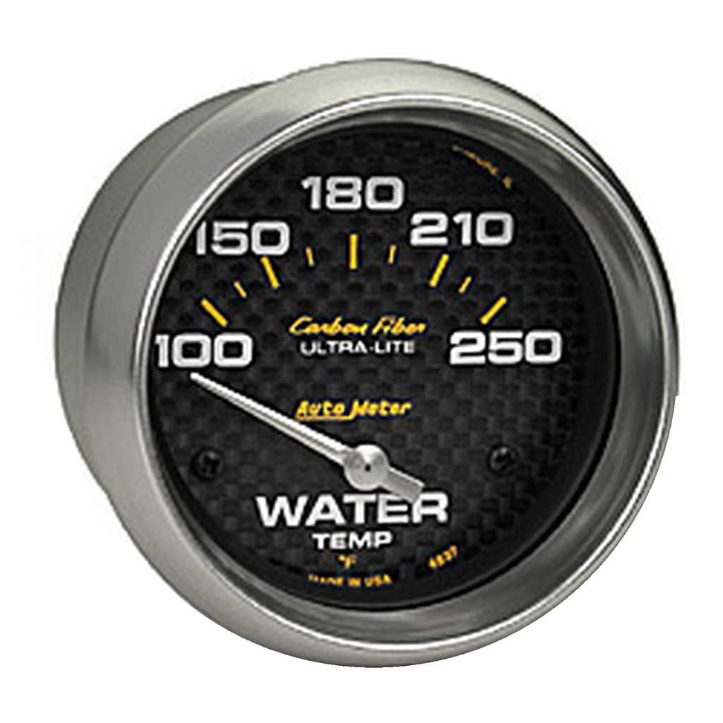 2-5/8" Wassertemperatur, 100-250 °F, Carbon Fiber