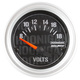 2-1/16" Voltmeter, 8-18v, Elec, Hoonigan