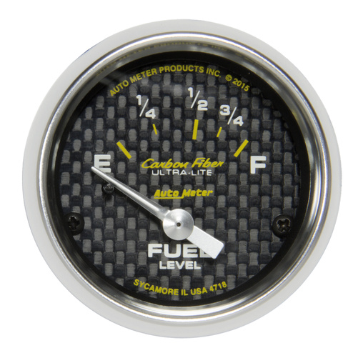 2-1/16" Kraftstoffstand, 16-158 Ω, Carbon Fiber