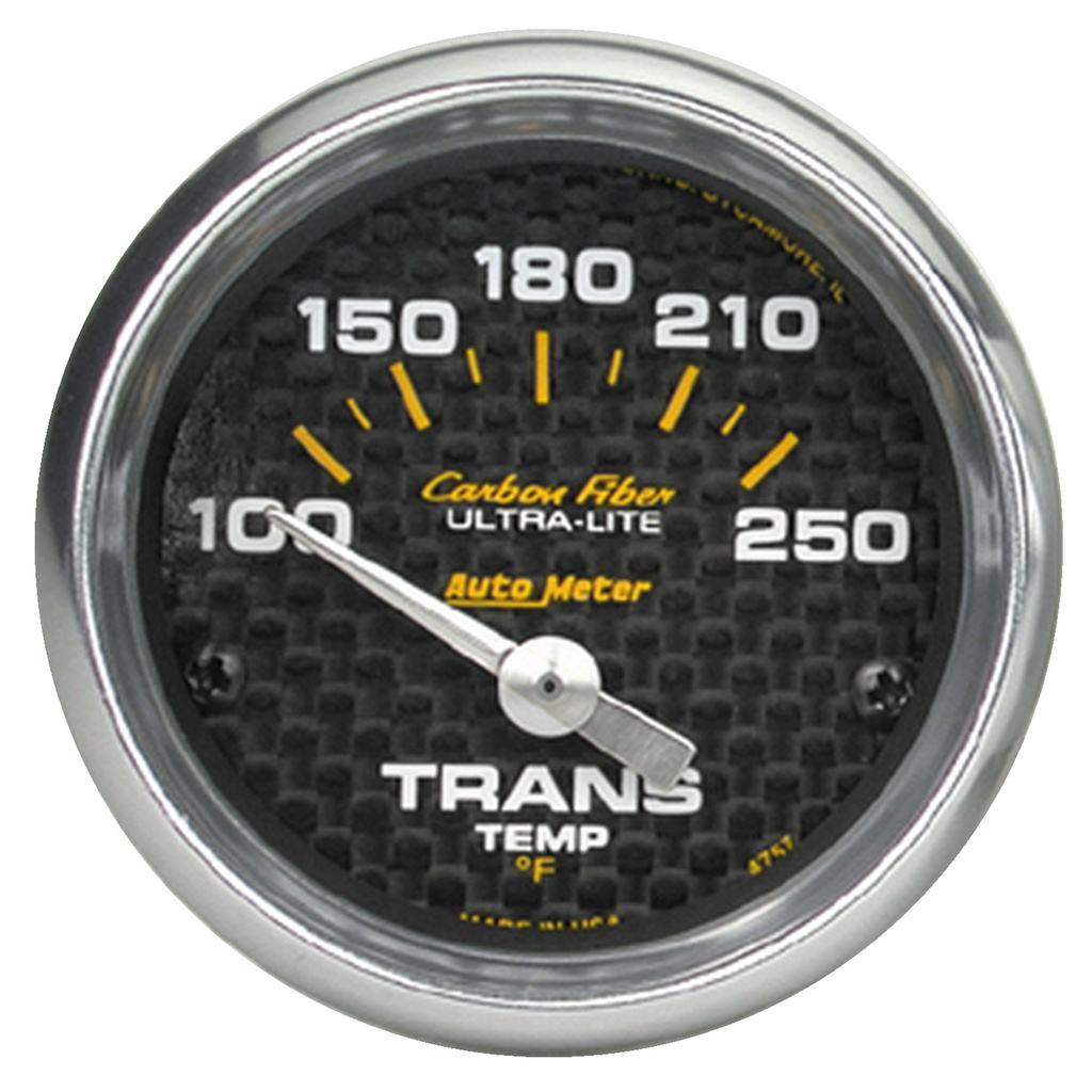 2-1/16" Getriebetemperatur, 100-250 °F, Carbon Fiber