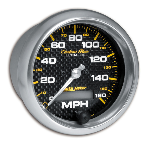 3-3/8" Drehzahlmesser, 0-160 Mph, Carbon Fiber