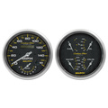 2-teiliges Messgeräte-Kit, 5" Quad & Tach/Speedo, 240-33 Ω, Carbon Fiber