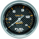 2-5/8" Fuel Pressure W/ Isolator, 0-15 Psi, Carbon Fiber