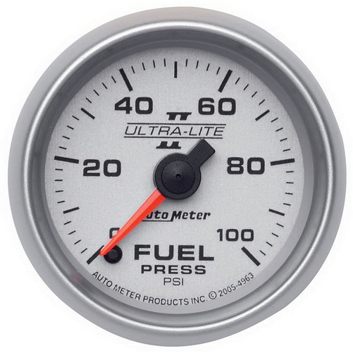 2-1/16" Kraftstoffdruck, 0-100 Psi, Ultra-Lite Ii