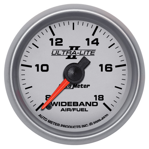 2-1/16" Wideband Air/Fuel Ratio, Analog, 8:1-18:1 Afr, Ultra-Lite Ii