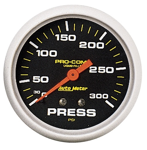 2-5/8" Druck, 0-300 Psi, Liquid Filled, Pro-Comp
