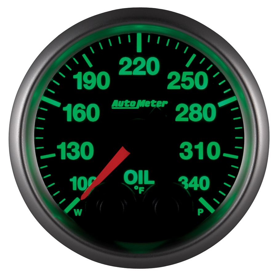 2-1/16" Öltemperatur, 100-340º, Elite, High Temp Calibration