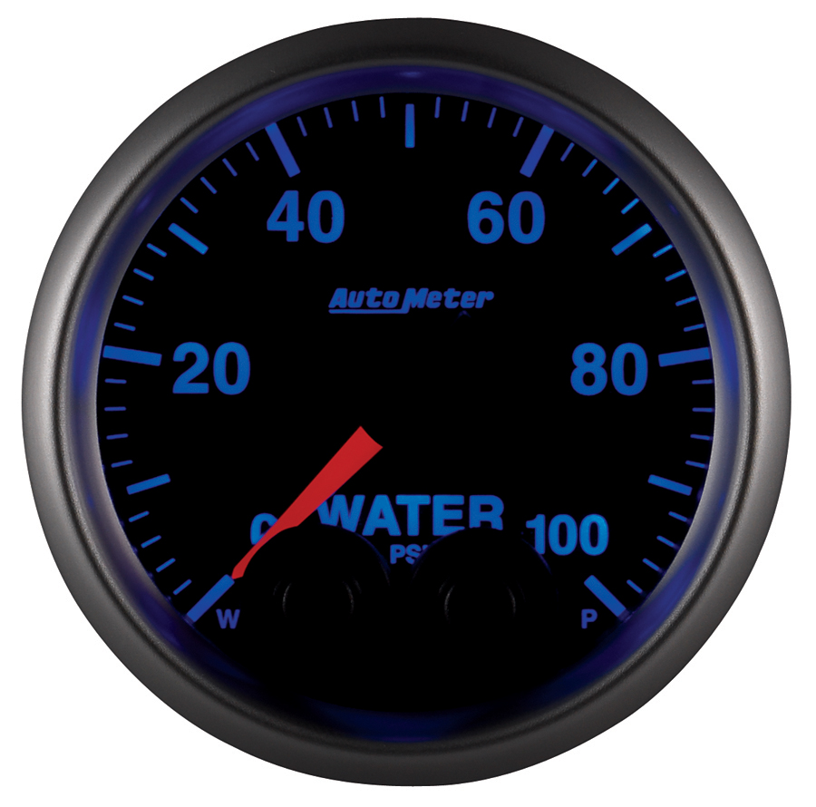 2-1/16" Wasserdruck, 0-100 Psi, Elite