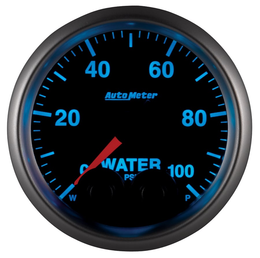 2-1/16" Wasserdruck, 0-100 Psi, Elite