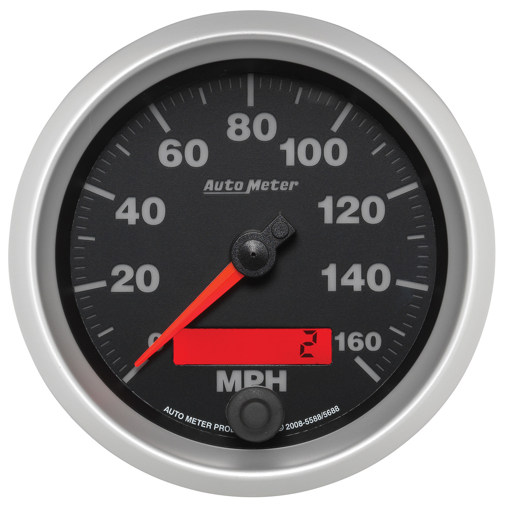3-3/8" Drehzahlmesser, 0-160 Mph, Elite