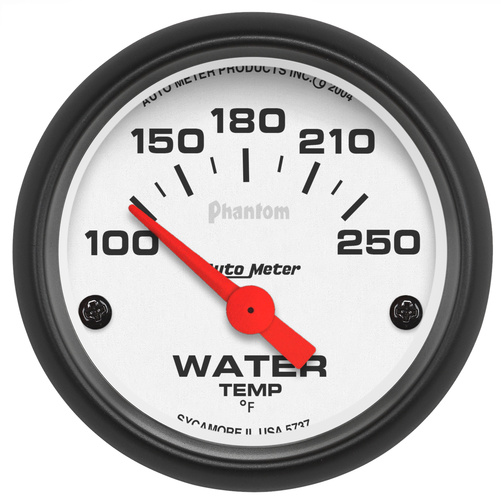 2-1/16" Wassertemperatur, 100-250 °F, Phantom