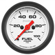 2-1/16" Kraftstoffdruck, 0-100 Psi, Phantom