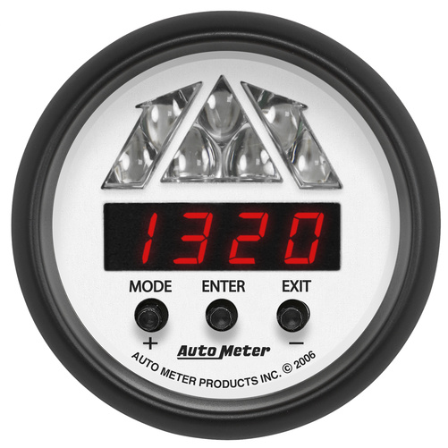 2-1/16" Digital Pro Schaltblitz, 0-16,000 Rpm, Phantom