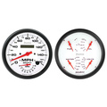 2-teiliges Messgeräte-Kit, 5" Quad & Tach/Speedo, 240-33 Ω, Phantom