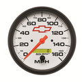 5" Drehzahlmesser, 0-160 Mph, Chevy Red Bowtie, White