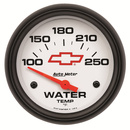 2-5/8" Wassertemperatur, 100-250 °F, Chevy Red Bowtie, White
