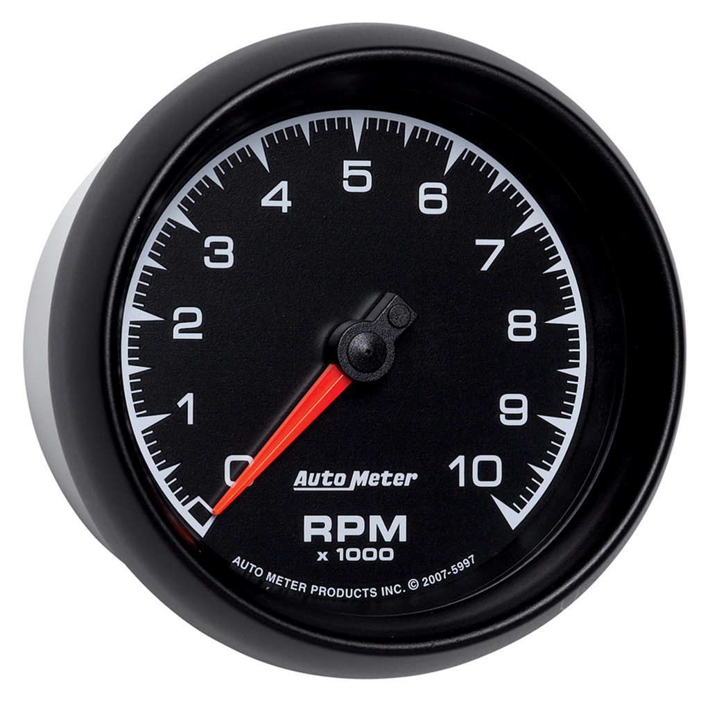 3-3/8" In-Dash Drehzahlmesser, 0-10,000 Rpm, Es