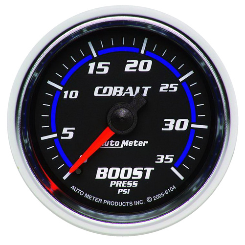 2-1/16" Boost, 0-35 Psi, Cobalt