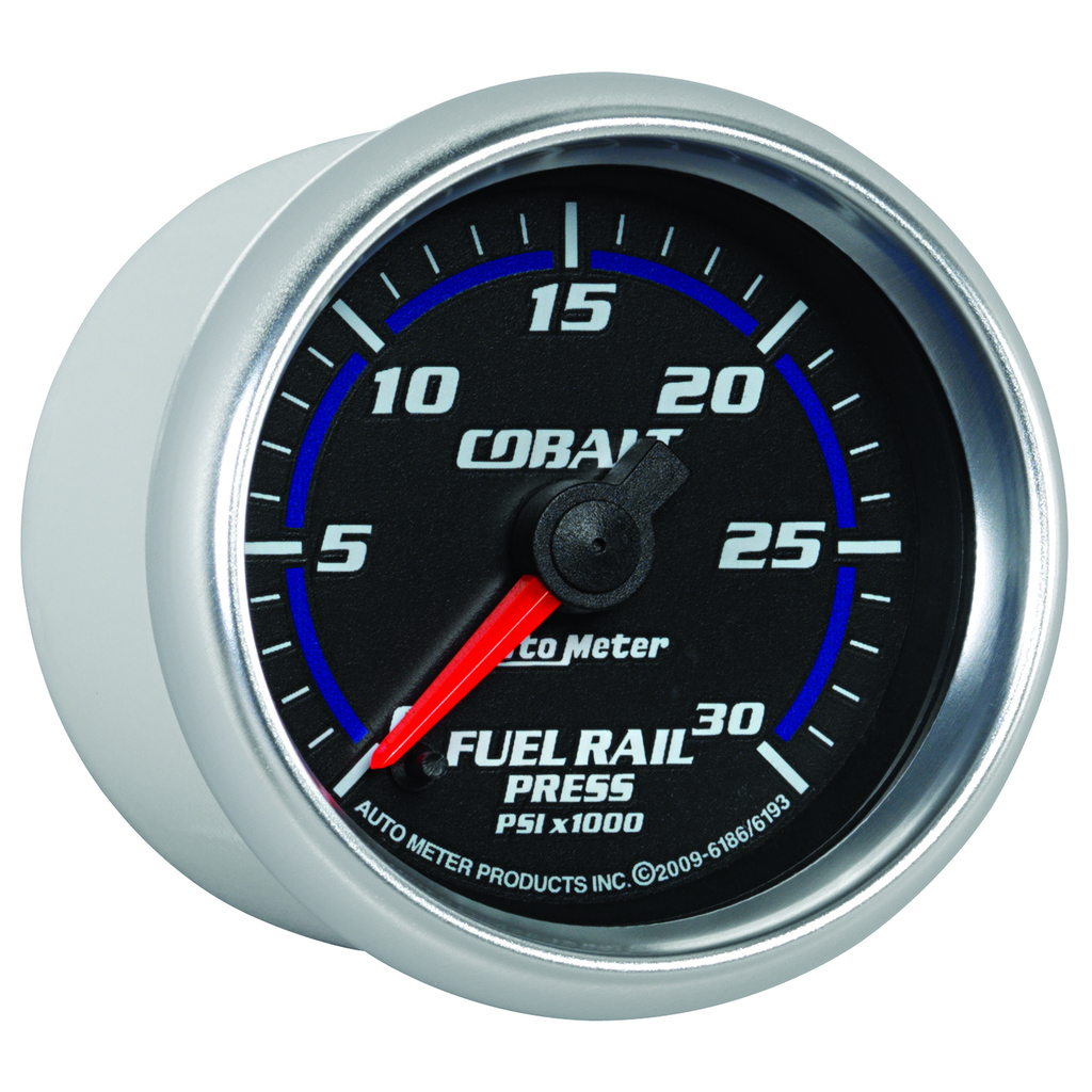 2-1/16" Fuel Rail Druck, 0-30k Psi, Cobalt